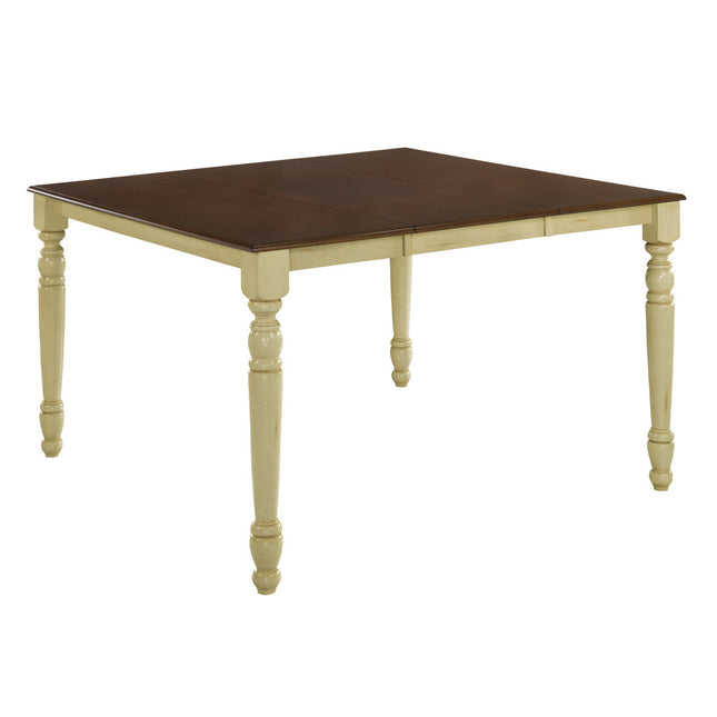 ACME 70430 Dylan Counter Height Table, Buttermilk & Oak