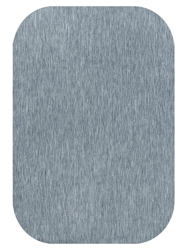 9' X 12' Turquoise Indoor Outdoor Area Rug HomeRoots