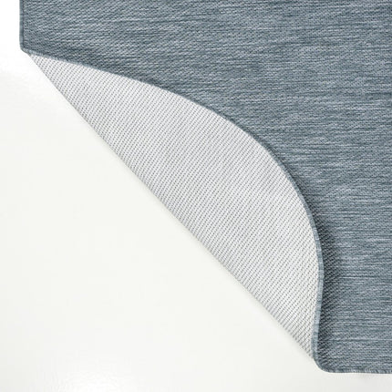 9' X 12' Turquoise Indoor Outdoor Area Rug