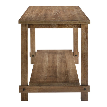 ACME 70830 Martha II Counter Height Table, Weathered Oak
