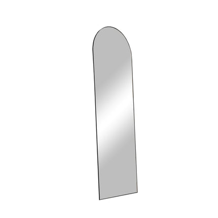 59" Black Aluminum Arch Freestanding Or Wall Mount Framed Full Length Mirror HomeRoots