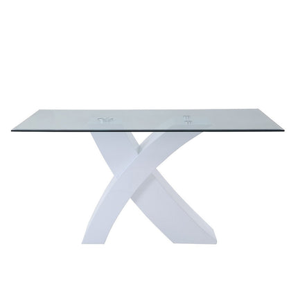 ACME 71105 Pervis White Dining Table  2