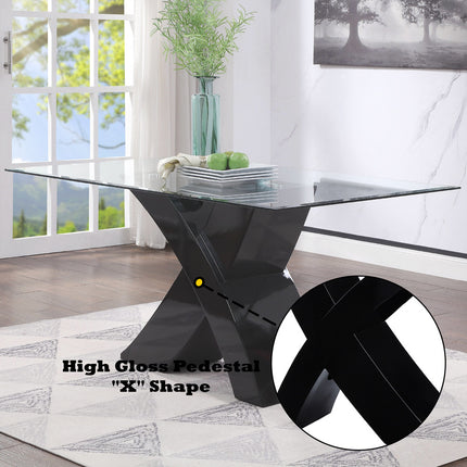 ACME 71110 Pervis Black Dining Table  2