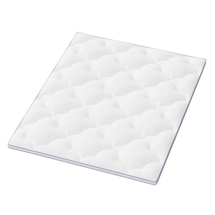 2" White Cotton Extra-long Twin Mattress Topper
