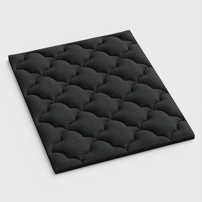 2" Black Cotton Full Double Mattress Topper HomeRoots
