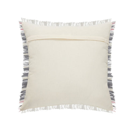 Set of Two 20" Gray And Light Gray Diamond Cotton Throw Pillows HomeRoots