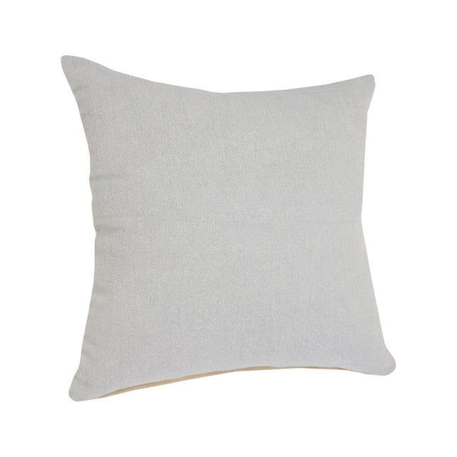 Set of Two 20" Gray Cotton Throw Pillows HomeRoots