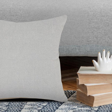 Set of Two 20" Gray Cotton Throw Pillows HomeRoots