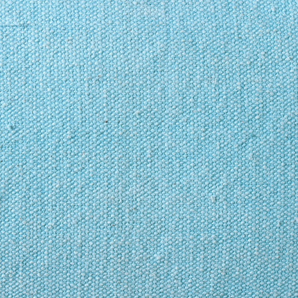 Set of Two 20" Blue Cotton Throw Pillows HomeRoots