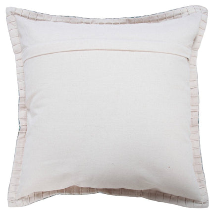 Set of Two 20" Green Cotton Throw Pillows HomeRoots