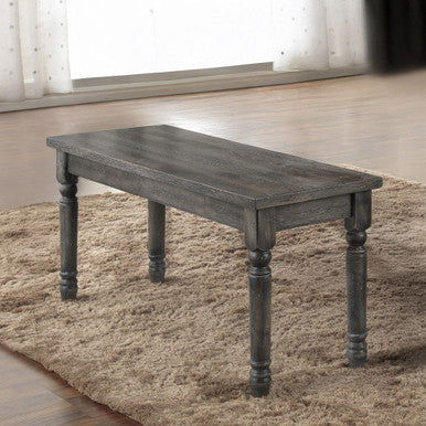 ACME 71438 Wallace Bench, Weathered Gray ACME Furniture