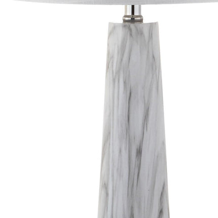 29" Clear Novelty Table Lamp With Drum Shade HomeRoots