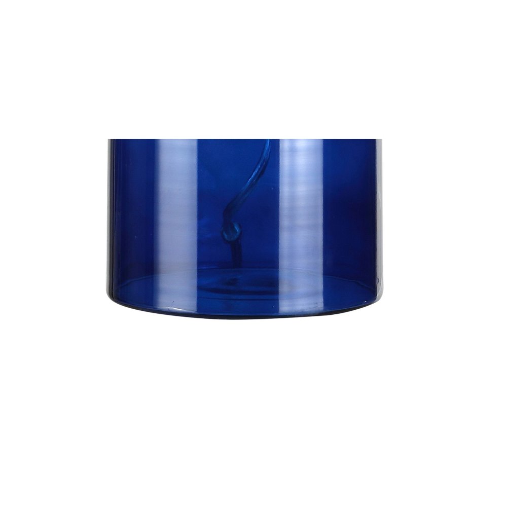 24" Clear Novelty Table Lamp LED With Drum Shade