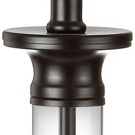 Set of Two 30" Black Table Lamps With Drum Shades HomeRoots