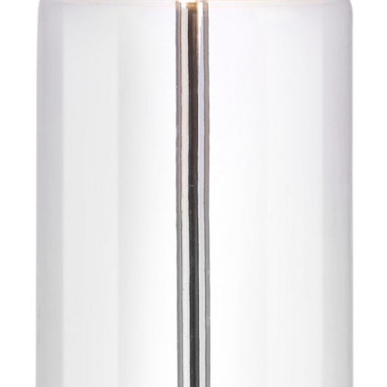 25" Silver Bedside Lamp With Drum Shade HomeRoots