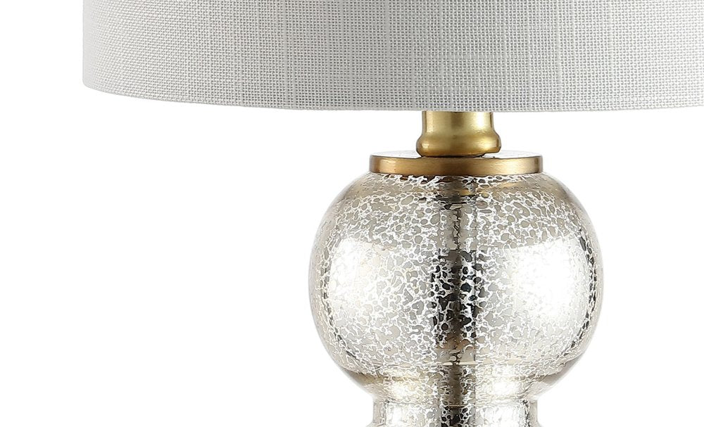 21" Gold Novelty Table Lamp LED With Globe Shade