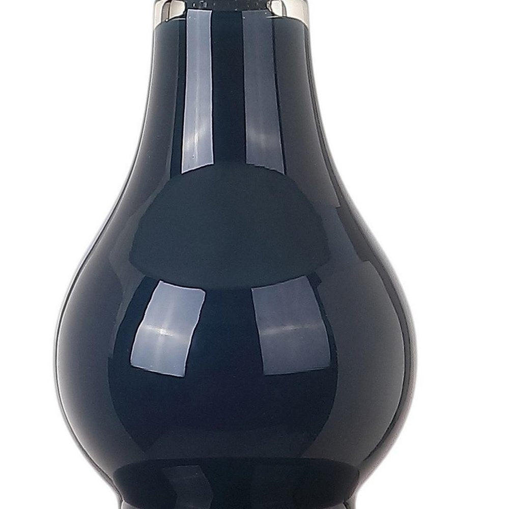 21" Gold Gourd Desk Lamp LED With Drum Shade