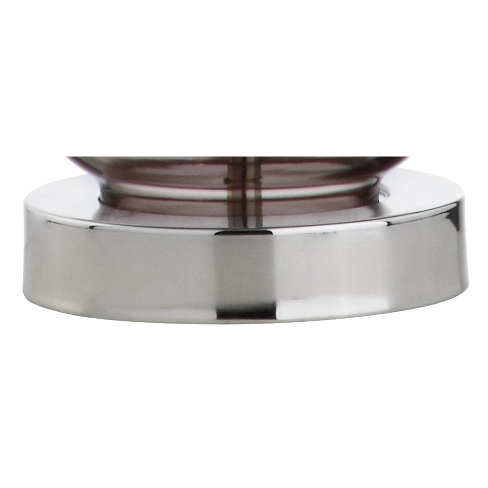 20" Silver Novelty Desk Lamp LED With Drum Shade