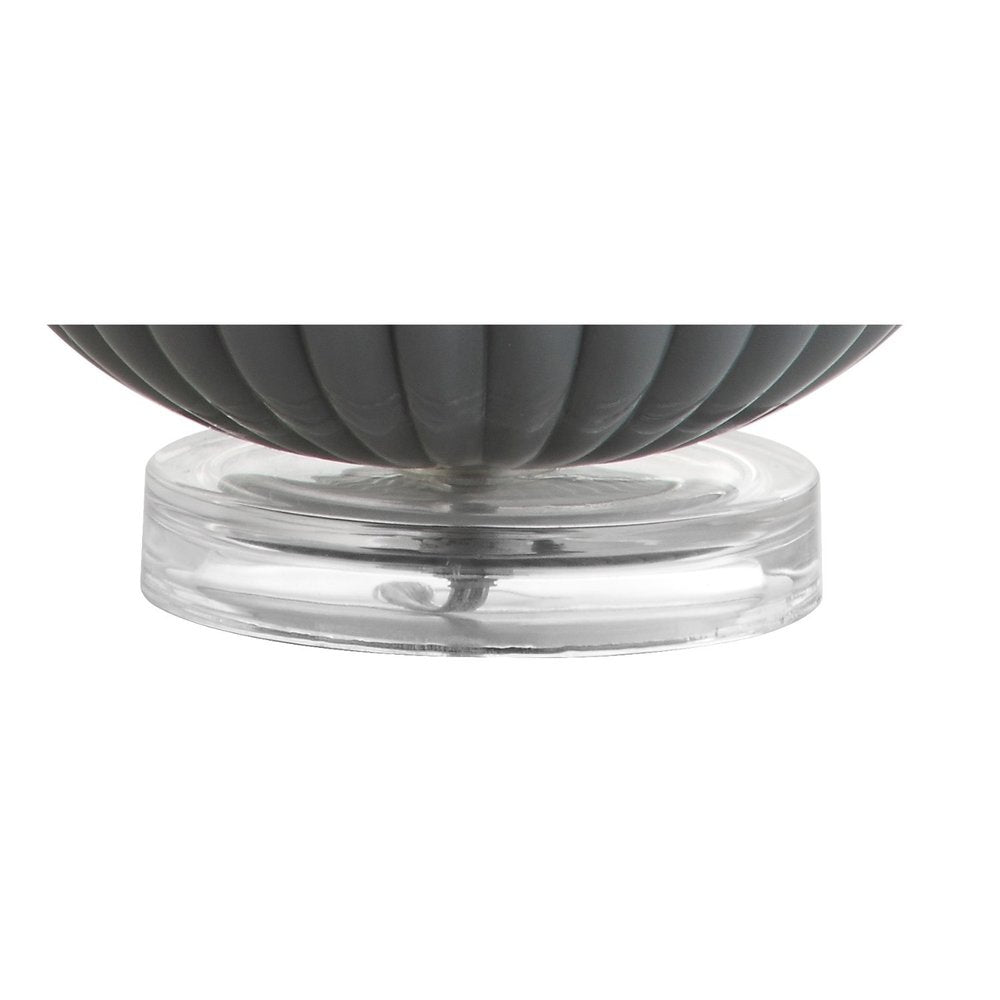 18" Clear Novelty Table Lamp LED With Drum Shade