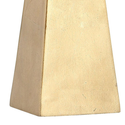 21" Gold Novelty Table Lamp With Globe Shade HomeRoots