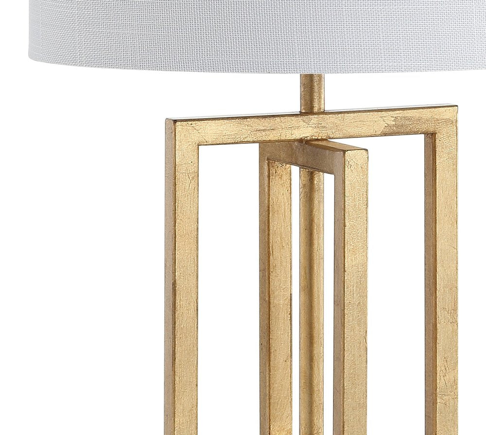 20" White Novelty Table Lamp LED With Globe Shade