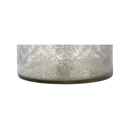 25" Clear Table Lamp With Drum Shade HomeRoots