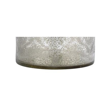 25" Clear Table Lamp With Drum Shade HomeRoots