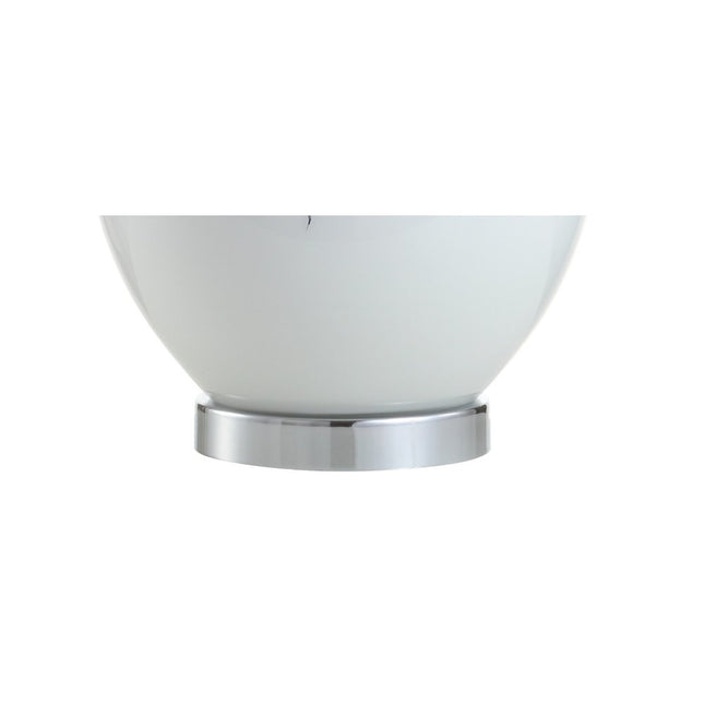 27" Silver Novelty Table Lamp With Globe Shade HomeRoots