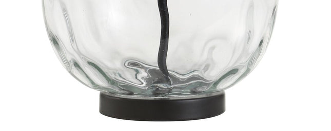 27" Black Globe Table Lamp With Globe Shade HomeRoots
