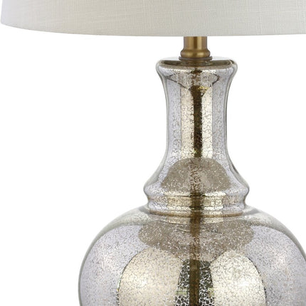 Set of Two 25" Gold Novelty Table Lamps With Drum Shades HomeRoots