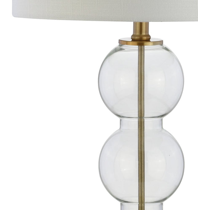 Set of Two 27" Gold Novelty Table Lamps With Drum Shades HomeRoots