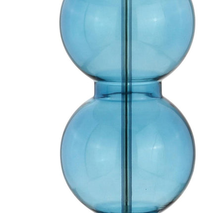 Set of Two 27" Silver Novelty Table Lamps With Drum Shades HomeRoots