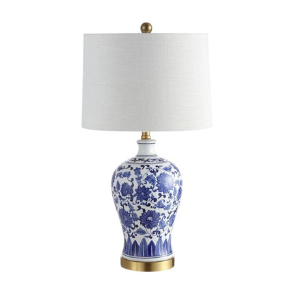 Set of Two 26" Gold Novelty Table Lamps With Globe Shades HomeRoots