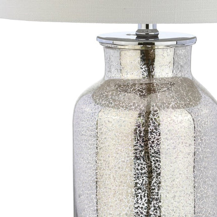 25" Clear Novelty Table Lamp With Drum Shade HomeRoots