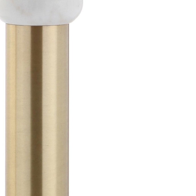 27" Gold Novelty Table Lamp With Drum Shade HomeRoots
