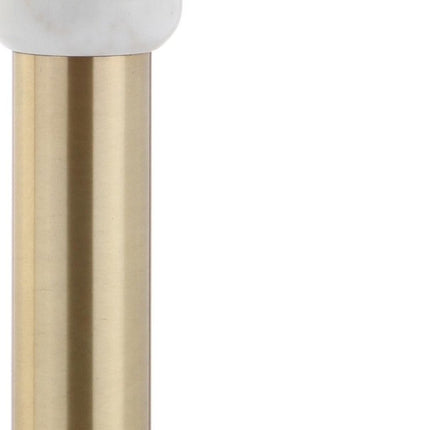 27" Gold Novelty Table Lamp With Drum Shade HomeRoots