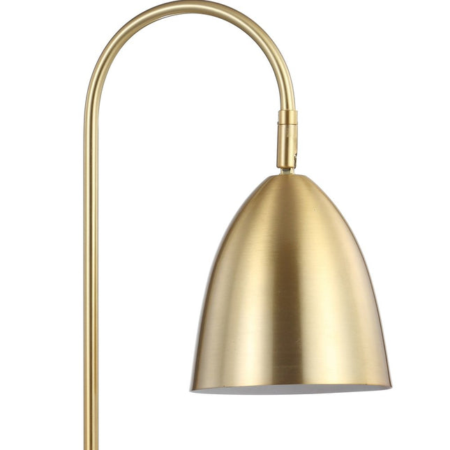 26" White Arched Lamp With Novelty Shade HomeRoots