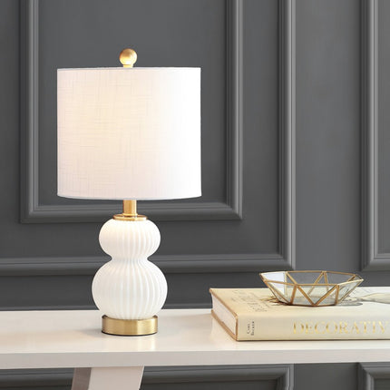 20" Gold Globe Globe Lamp With Drum Shade HomeRoots