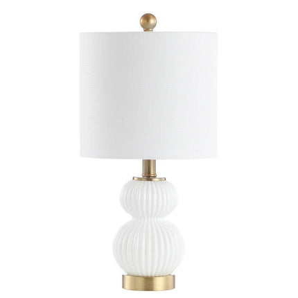 20" Gold Globe Globe Lamp With Drum Shade HomeRoots