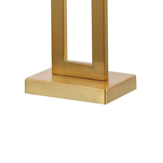 Set of Two 29" Gold Table Lamps With Shades HomeRoots