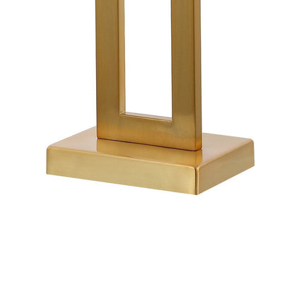 Set of Two 29" Gold Table Lamps With Shades HomeRoots