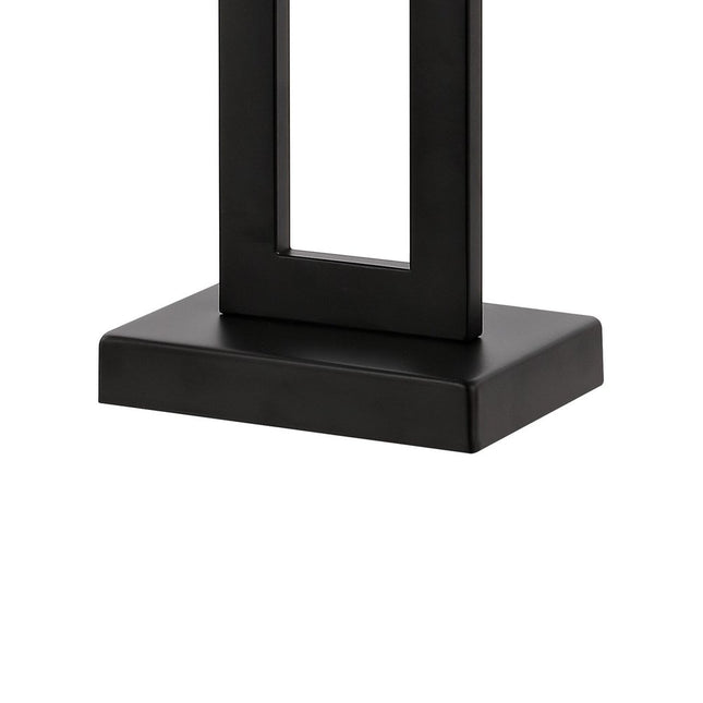 Set of Two 29" Black Table Lamps With Shades