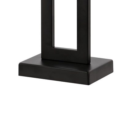 Set of Two 29" Black Table Lamps With Shades HomeRoots