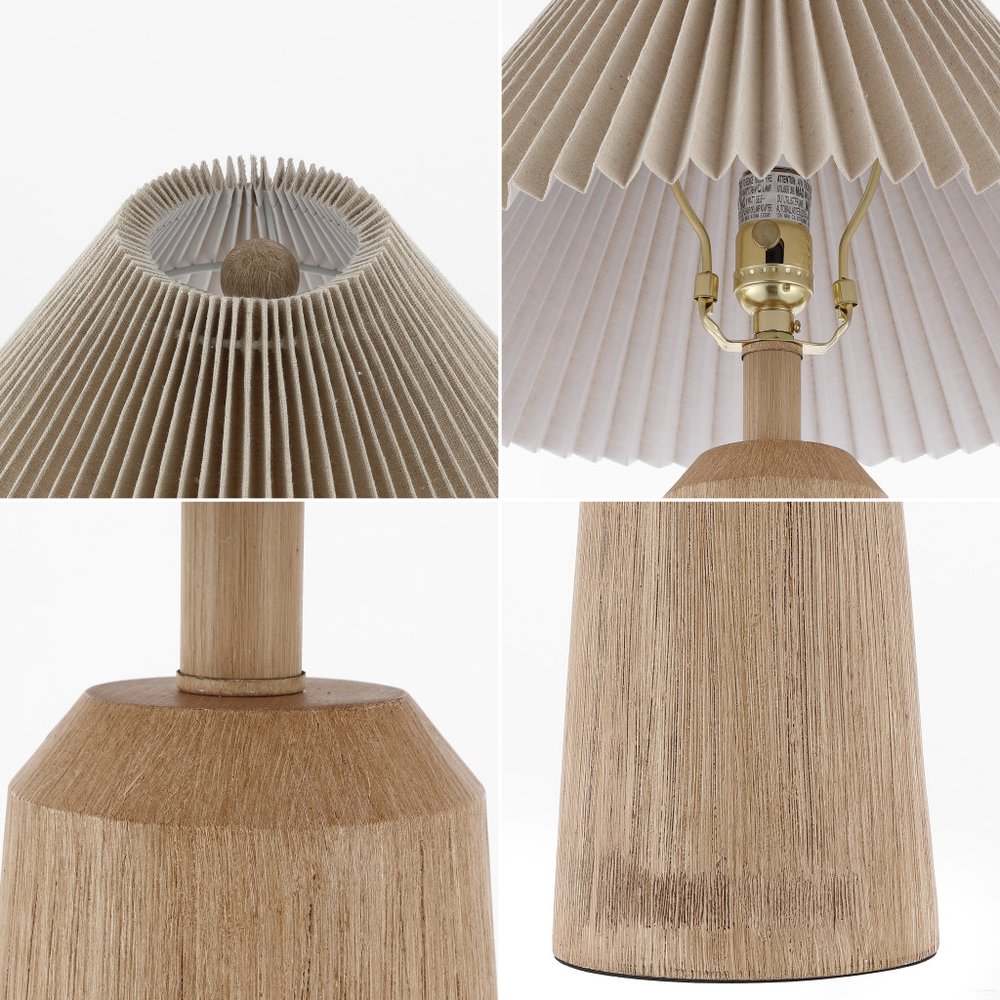 21" Clear Lighthouse Table Lamp LED With Empire Shade