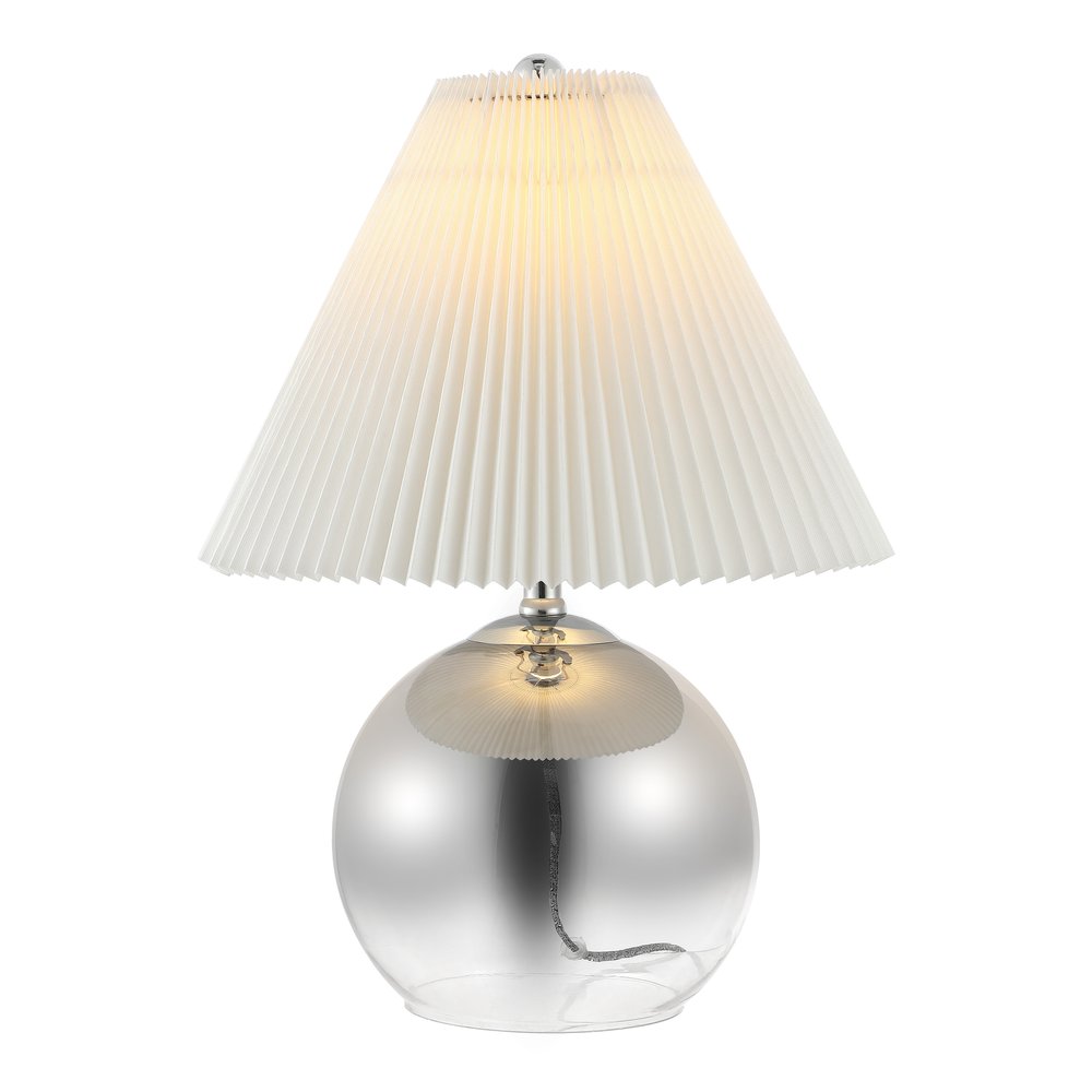 23" Clear Globe Table Lamp LED With Empire Shade