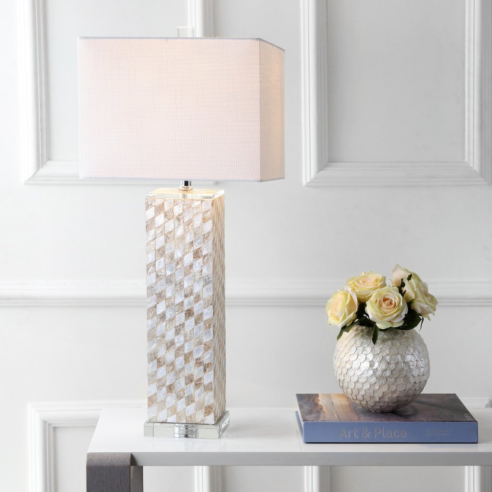 31" Clear Novelty Table Lamp LED With Shade