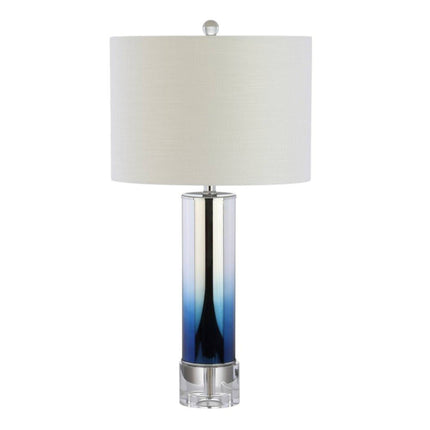 27" Clear Novelty Table Lamp With Drum Shade HomeRoots