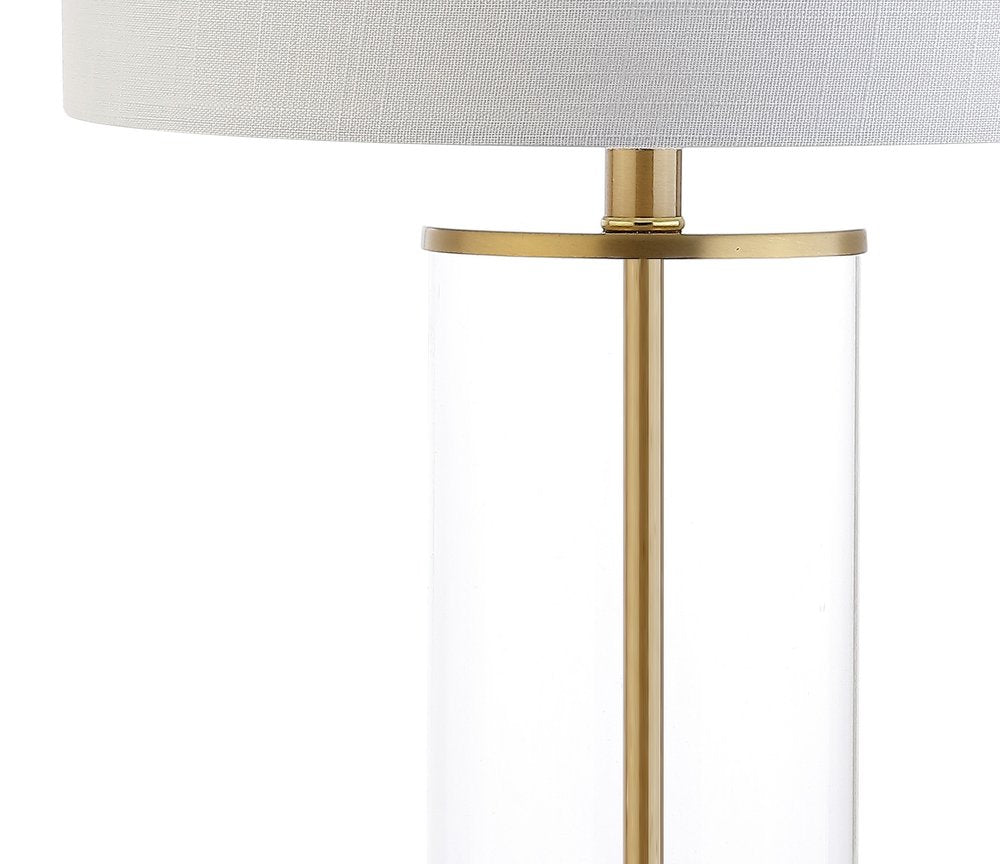 29" Gold Novelty Table Lamp LED With Drum Shade