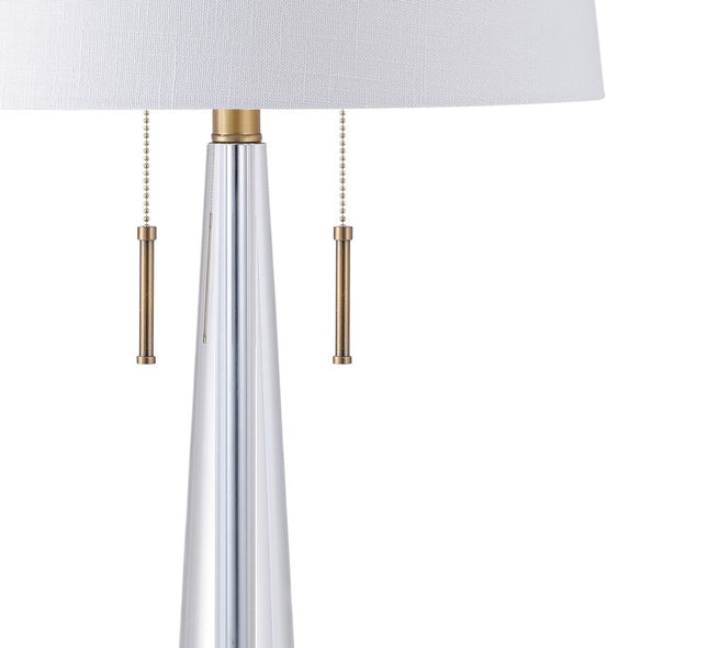 30" Gold Novelty Table Lamp With Empire Shade