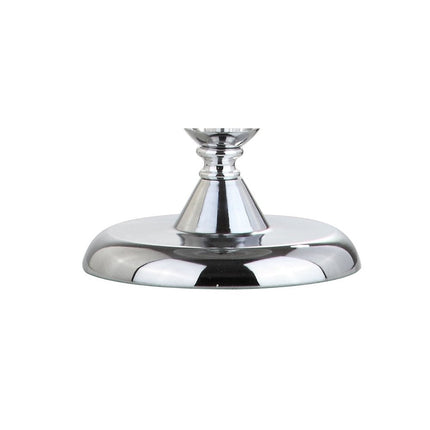 20" Silver And Clear Novelty Desk Lamp With Empire Shade HomeRoots